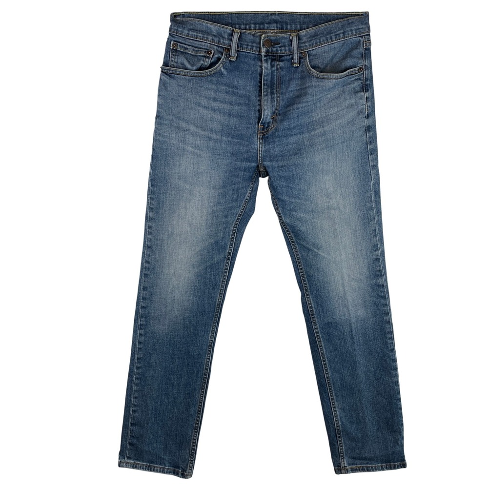 Levis 505 Regular Fit Straight Leg Mens‎ Jeans W33 L32 Med Wash Fits  32W x 31L